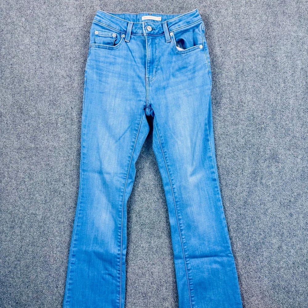 Levis 725 High Rise Bootcut Jeans Womens 28x32 Medium Wash Blue Slim 18759-0086 - Picture 2 of 14